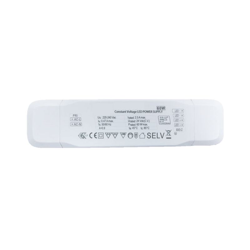 Power supply 24VDC 60W IP20 On-Off (Slim) Viokef 00/8078