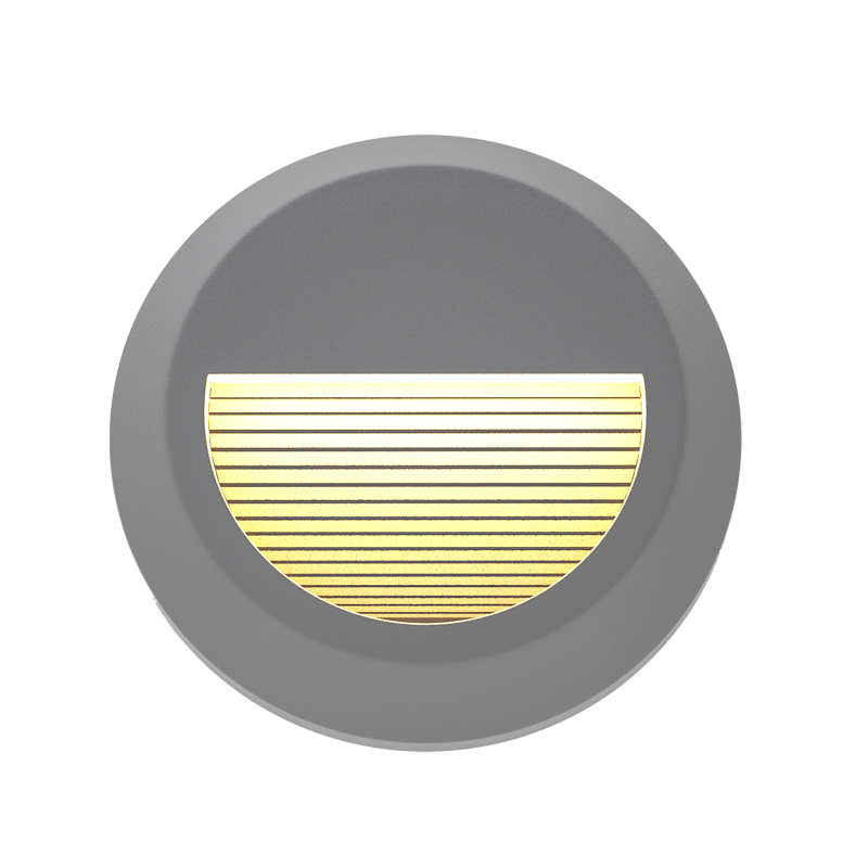 it-Lighting Maroon LED 2W 3CCT Outdoor Wall Lamp Grey D:15cmx2.7cm 80201630