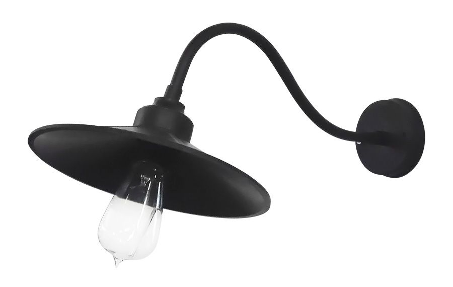Απλίκα επιτοίχια AS-150AP BLACK Heronia 31-0595