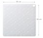 Ribb Αντιολισθητικό Πατάκι 55x55cm White with Black Hook Sealskin 800620