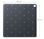 Ribb Αντιολισθητικό Πατάκι 55x55cm Anthracite with Black Hook Sealskin 800621