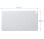 Ribb Αντιολισθητικό Πατάκι 40x70cm White with Black Hook Sealskin 800623