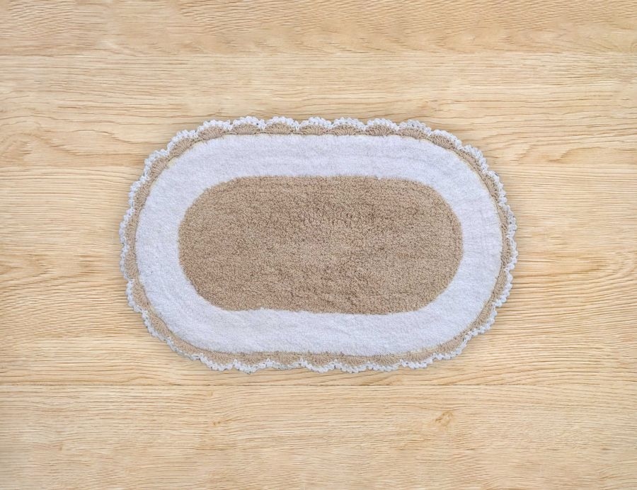 ΠΑΤΑΚΙ ΜΠΑΝΙΟΥ ΚΑΦΕ ΒΑΜΒΑΚΕΡΟ ANATOLI OVAL 45X75 San Lorentzo 4100117BROWN