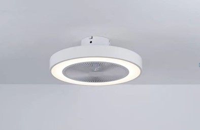 SE LED F50 MARCO WHITE FAN 30W SMART WITH CONTROL 50X50X20cm 3000K-6500K 85-265V 2 YEARS WARRA HOMELIGHTING 77-50620