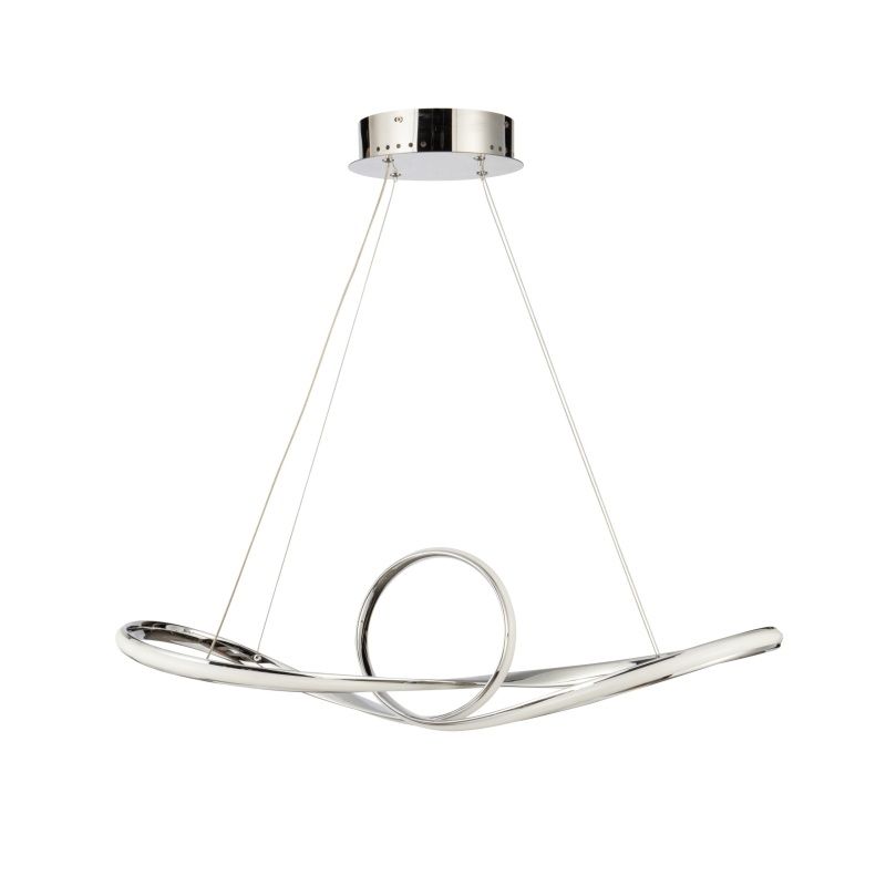 Φωτιστικό Κρεμαστό Χρωμέ 81x30xH100cm Led 64w 3000K Homelighting Malbera 77-8126