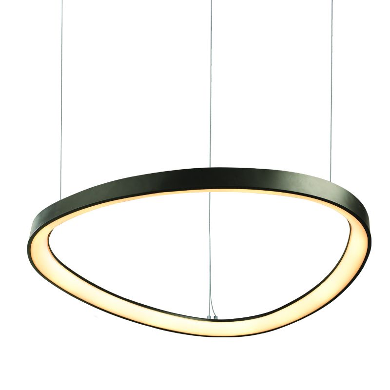 ΚΡΕΜΑΣΤΟ Φ/Σ LED 44W CCT 4670LM HARMONY ΜΑΥΡΟ ΑΛΟΥΜΙΝΙΟ IP20 D60XH120CM ACA BR97LEDP60BKCCT