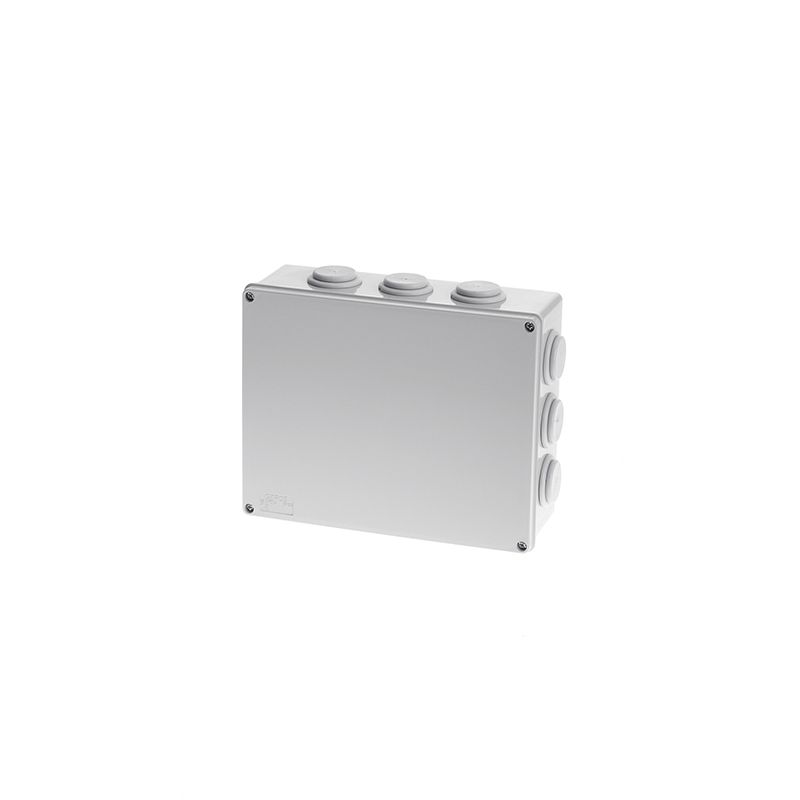 240X190X90 SURF BOX 12 STEPPED GLANDS IP54 ACA GR17064
