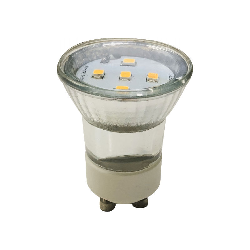 LED SMD GU10 MINI 3W 6000K 230V AC 280LM RA80 30000H 120° GLASS ACA GU1028353CW