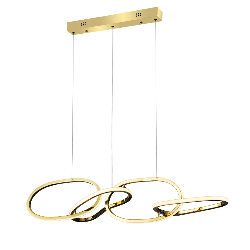 ΚΡΕΜΑΣΤΟ Φ/Σ LED 60W 4800LM CCT IP20 ΧΡΥΣΟ ΑΤΣΑΛΙ + ΑΚΡΥΛΙΚΟ ACA HM88LEDP4GDCCT