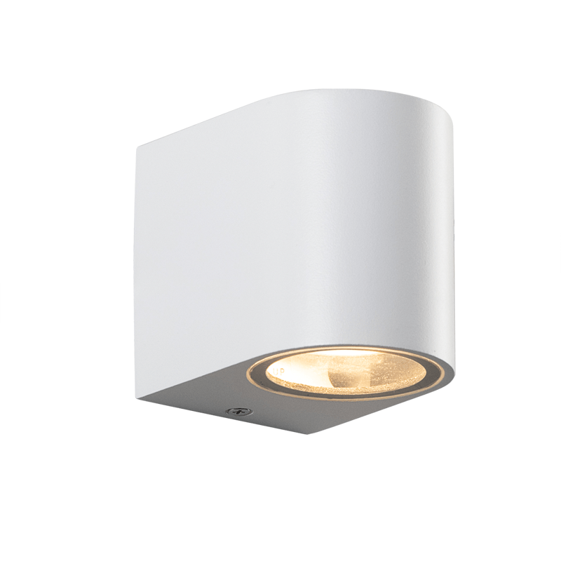 GU10 WALL LUMINAIRE 230V AC MATT WHITE IP65 MAX.35W ACA LG2201GU10W