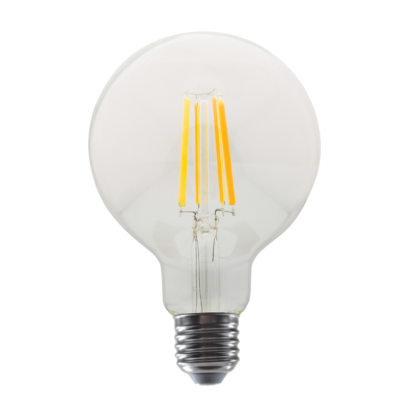 LED FILAMENT E27 G95 10W 4000K 230V AC 1260LM RA80 ACA PALA9510NW