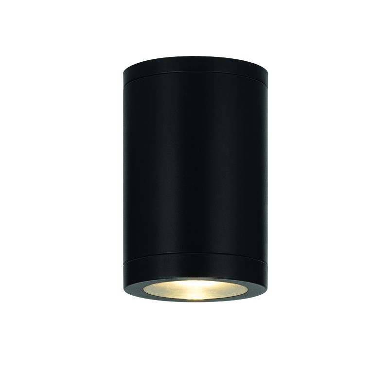 GU10  ROUND CEILING LUMINAIRE 230V AC MATT BLACK IP65 GU10 MAX.7W ACA SL7033B