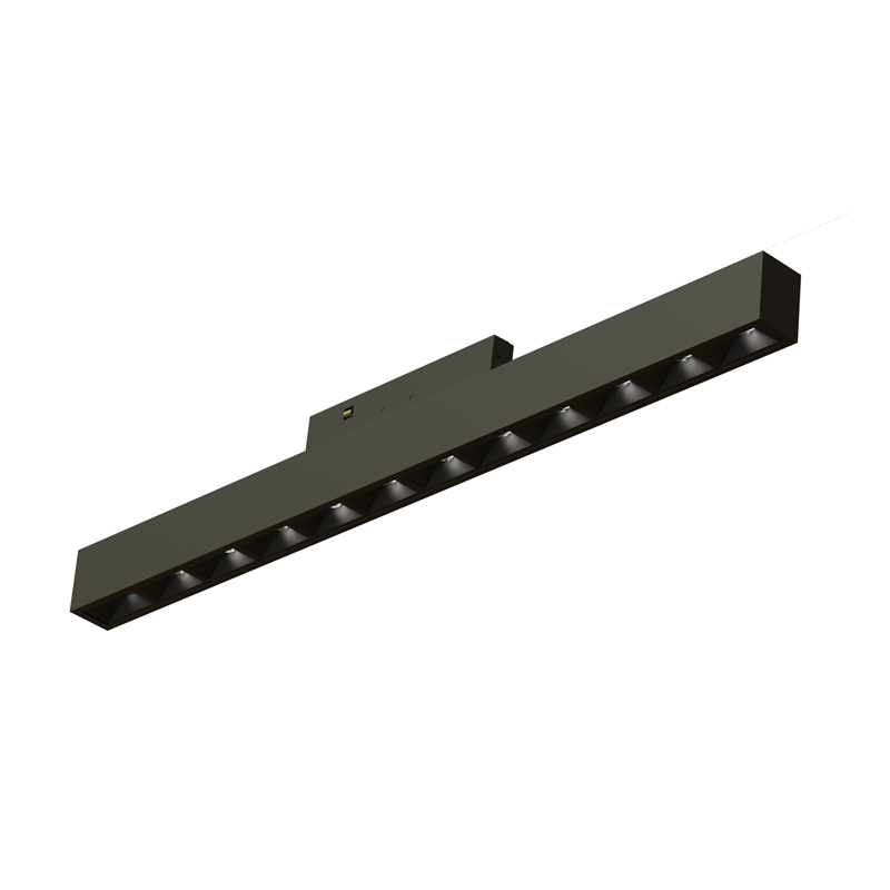 ΜΙΝΙ ΜΑΥΡΟ ΜΑΓΝΗΤΙΚΟ ΦΩΤΙΣΤΙΚΟ 24V DC 10W 4000K 500LM 36° RA90 5YRS L196ΜΜ ACA TMEYE1040B