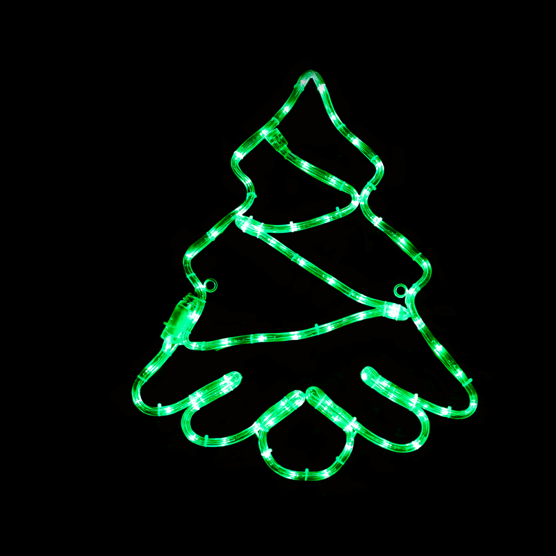 "TREE" 72 LED ΣΧΕΔΙΟ 3m ΜΟΝΟΚΑΝΑΛ ΦΩΤΟΣΩΛ GREEN IP44 44x51cm 1.5m ΚΑΛΩΔ ACA X0818519
