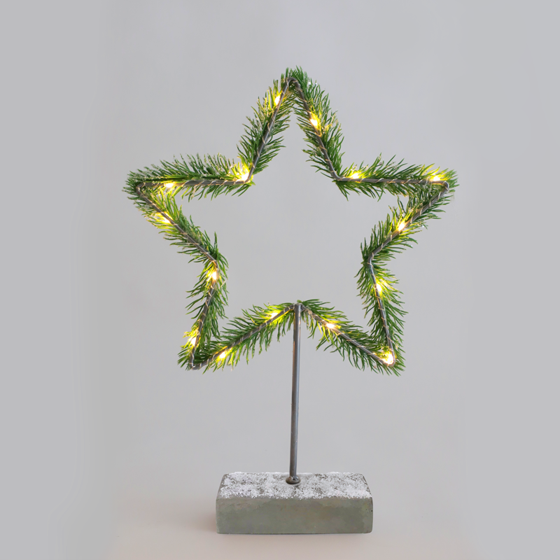 "STAR TABLE LIGHTS" 15 MINI LED WW Λ/ΚΙΑ ΜΠ/ΡΙΕΣ (2AA) IP20 H40CM ACA X09151107