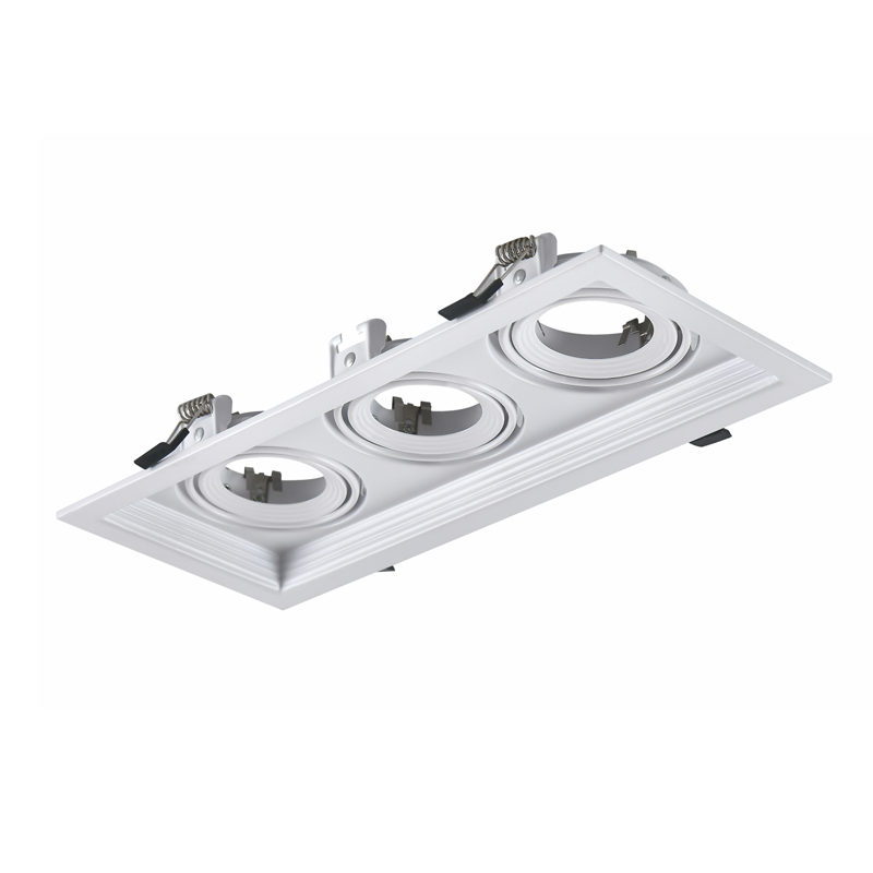 WHITE COLOR SPOT 3xGU10 130x320 ACA XMGU3W