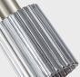 SE21-NM-4-GL1-3NM ADEPT TUBE Nickel Matt Pendant Smoked Glass+ HOMELIGHTING 77-8396