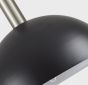 SE21-NM-4-MS50 ADEPT TUBE Nickel Matt Pendant Black Metal Shade+ HOMELIGHTING 77-8410