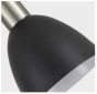 SE21-NM-4-MS2 ADEPT TUBE Nickel Matt Pendant Black Metal Shade+ HOMELIGHTING 77-8456