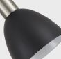 SE21-NM-4-NM2-MS2 ADEPT TUBE Nickel Matt Pendant Black Metal Shade+ HOMELIGHTING 77-8459