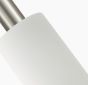 SE21-NM-4-5NM-GL3 ADEPT TUBE Nickel Matt Pendant White Glass+ HOMELIGHTING 77-8475