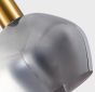 SE21-GM-4-5BL-GL2 ADEPT TUBE Gold Matt Pendant Smoked Glass+ HOMELIGHTING 77-8586