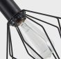 SE21-BL-4-BL6-GR12 ADEPT FLEX Black Pendant Black Metal Grid+ HOMELIGHTING 77-8908