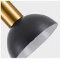 SE21-GM-4-BL6-MS12 ADEPT FLEX Gold Matt Pendant Black Metal Shade+ HOMELIGHTING 77-8943