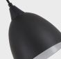 SE21-BL-B10-BL6-MS12 ADEPT FLEX Black Metal Shade Pendant+ HOMELIGHTING 77-8958