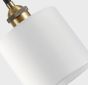 SE21-BR-10-3BL-SH123 MAGNUM FLEX White, Grey,Brown Shade Pendant + HOMELIGHTING 77-9030