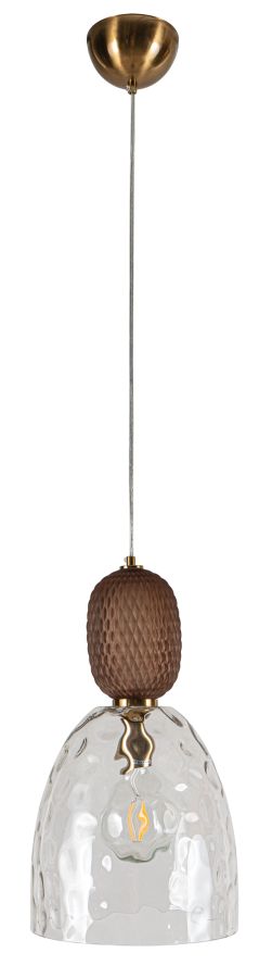 PDC 1281 BW  1/Φ ΣΦΥΡΙΛΑΤΟ ΓΥΑΛΙ ΜΕ ΔΙΑΚΟΣΜΗΤΙΚΟ ΚΑΦΕ ΓΥΑΛΙ 1XE27 ARlight 0084644