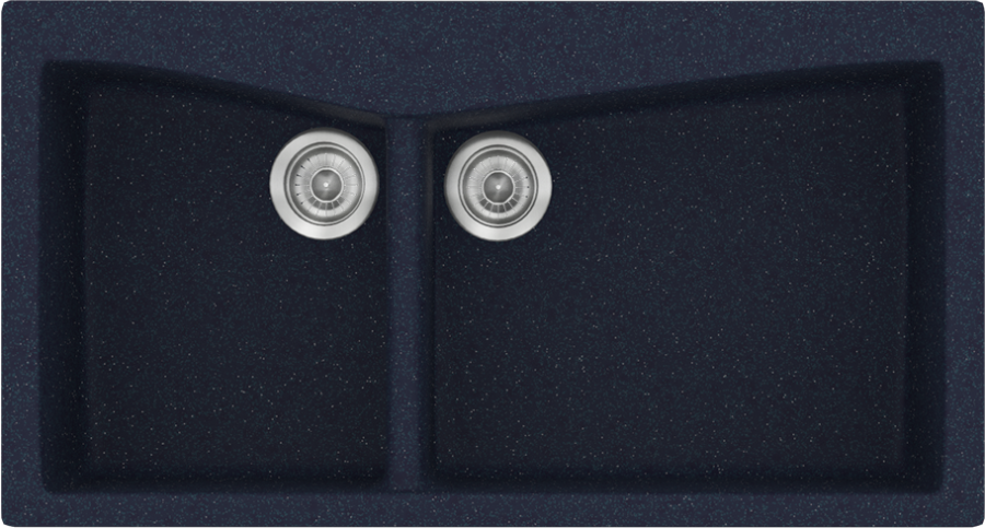 Sanitec Νεροχύτης 326 Classic 93×51 326-18-Granite-Blue