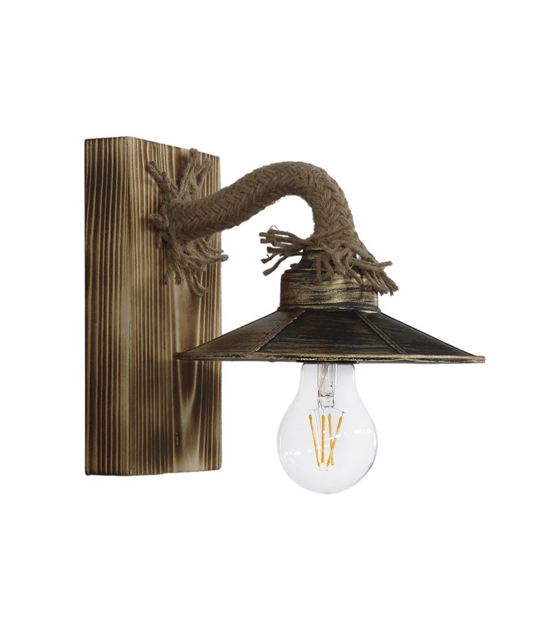 Φωτιστικό τοίχου ROPE-WOOD R-150ΑΡ-S- Heronia 30-0059