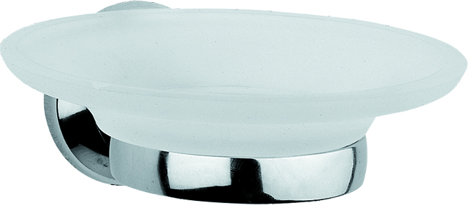 Σαπουνοθήκη Γυαλί Χρώμιο Bronze Art Hotel 10H7-10