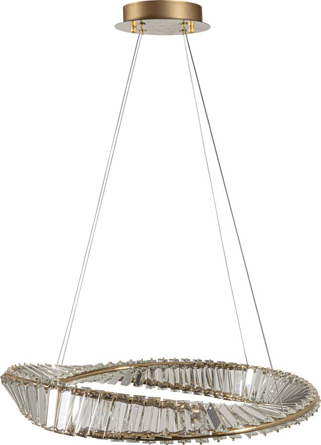 PDC 701-1 LED ΧΡΥΣΟΣ ΚΥΜΑΤΙΣΤΟΣ ΚΥΚΛΟΣ 40EK ΜΕ ΚΡΥΣΤΑΛΑ ARlight 0104512