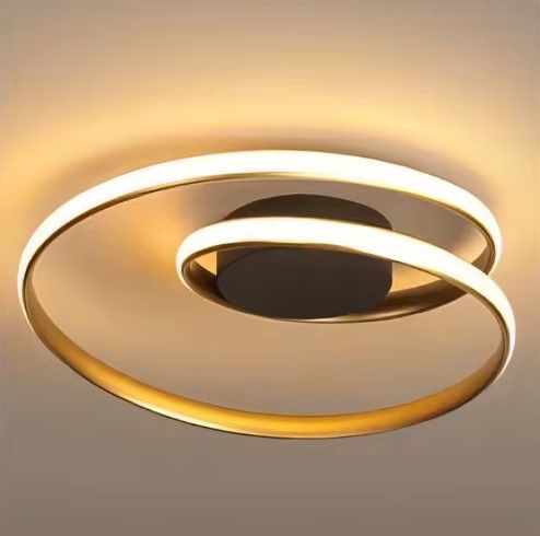 SE LED 50 LICI CEILING GOLD 38W  3CCT 50x9cm IP20 220V 2 YEARS WARRANTY Α1 HOMELIGHTING 77-50644