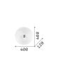 SHELL PL3 TRASPARENTE Ideal Lux 008608