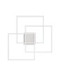 FRAME PL QUADRATO BIANCO 3000K Ideal Lux 230702