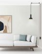 SE21-BL-4-NM1W-MS3 ADEPT TUBE Black Matt Wall Lamp Black Metal Shade+ HOMELIGHTING 77-8817