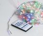 200Led Λαμπάκια Rgb App -Wifi Με Μετασχηματιστή Ip44 ,Με Διάφανο Πλακέ Καλώδιο/Διάφορους Φωτισμούς, (10cm Απόσταση) 20 Μέτρα Lianos 62355