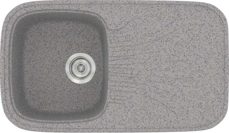 Sanitec Νεροχύτης 315 Classic 82×50 315-04-Granite-Grey