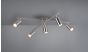 Φωτιστικό Οροφής Σποτ Nickel Mat 77xH22cm Πεντάφωτο 5xGU10 Trio Lighting Marley 612400507