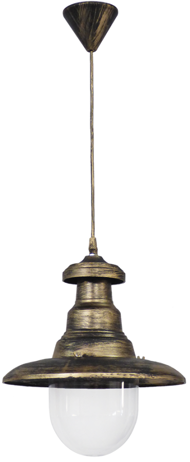 Φωτιστικό Πυροφάνι Μονόφωτο IP33 FLP-100K 1L BRONZE Heronia 26-0026