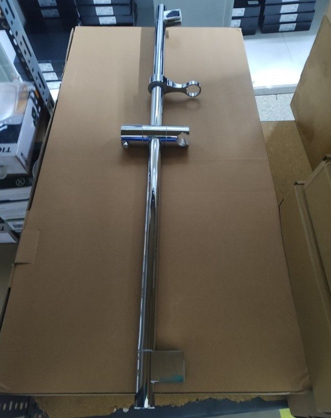 ΒΕΡΓΑ ΝΤΟΥΖ 82cm Φ25mm ΜΕ ΣΑΠΟΥΝΟΘΗΚΗ CHROME XBAR25/82-100