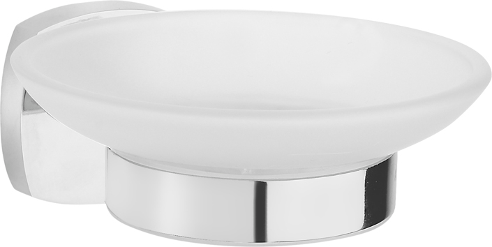 Σαπουνοθήκη Γυαλί Χρώμιο Bronze Art Altare MH06-10-10