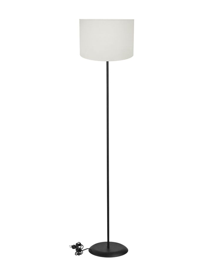HFLB-01 FLOOR Φ30 ΚΥΛ. BLACK-ΛΕΥΚ/ΚΡΕΜ ΔΑΠΕΔΟΥ ΜΕ ΑΜΠΑΖΟΥΡ Φ30 ΚΥΛΙΝΔΡΟ Heronia 14-0415