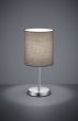 Πορτατίφ 13xH28cm 1xE14 Γκρι Αμπαζούρ-Χρωμέ Βάση Trio Lighting Jerry R50491011