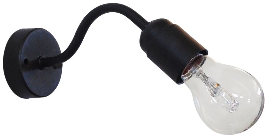 Φωτιστικό τοίχου / απλίκα AS-26 AP BLACK Heronia 31-0613