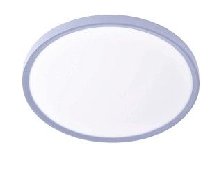 Πλαφονιέρα οροφής LED 60W 3CCT by switch on base σε ασημί απόχρωση D:75x2,5cm 42036-AA-Silver