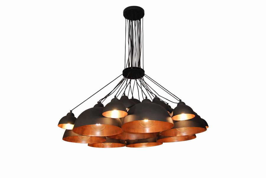 HL-3591-XXL CONALL BLACK & OLD COPPER PENDANT HOMELIGHTING 77-4150